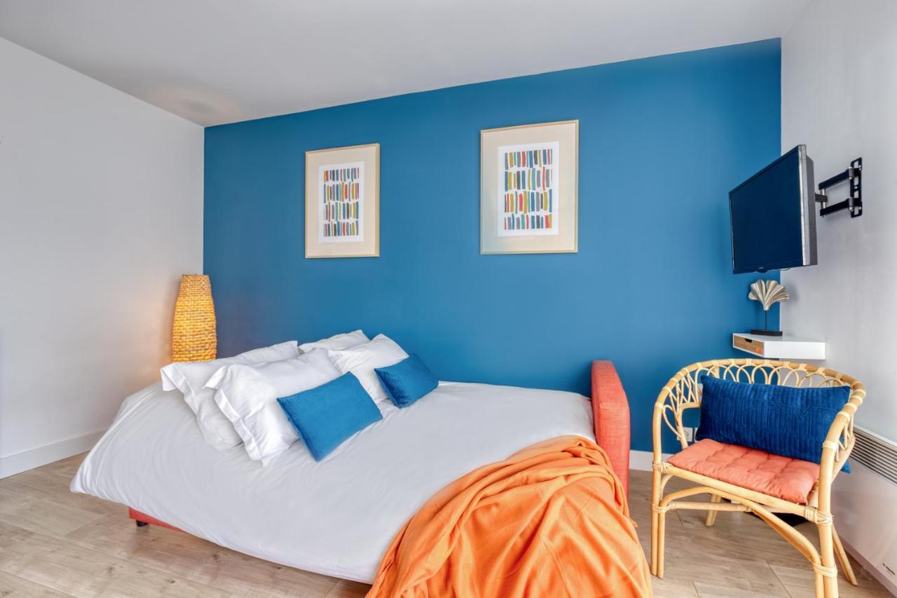 Le bleu, très bien situé 1mn centre commerciale, Disney PARKING GRATUIT Serris Esterno foto